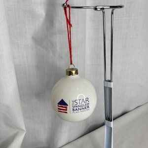 Star Spangled Banner Flag House Ornament Mary Pickersgill White Baltimore MD